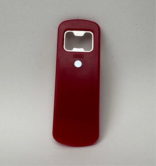 "Beef N Cheeze" Nick Faye Red Magnetic Bottle Opener