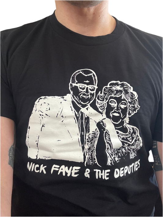 "Cleveland Rules" Black Nick Faye & The Deputies T-Shirt